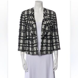 ST. JOHN Tweed Pattern Jacket